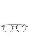 Montblanc Black-black-transparent Acetate Glasses In Black