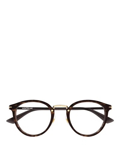 Montblanc Glasses In Brown