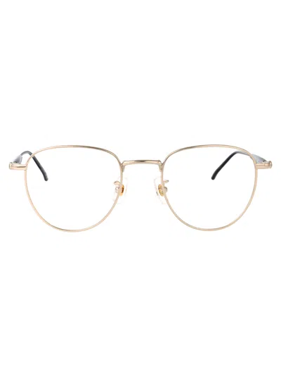 Montblanc Gold-gold-transparent Metal Glasses