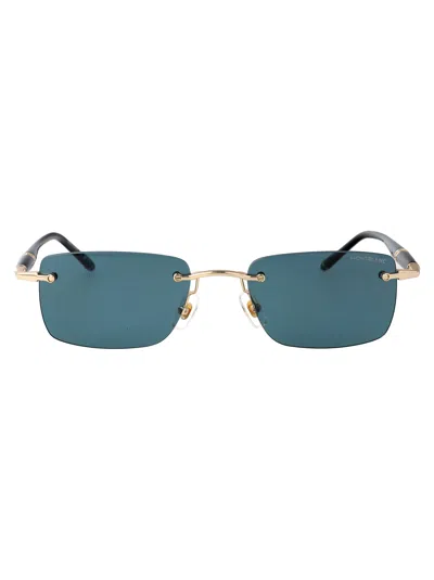 Montblanc Gold Metal Sunglasses