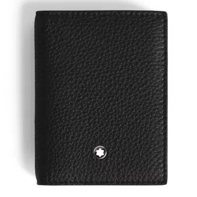 Montblanc Grain Card Holder 4cc In Brown