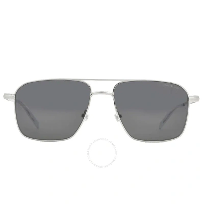 Montblanc Gray Rectangular Men's Sunglasses Mb0278s 001 56