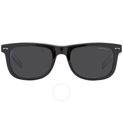 Montblanc Gray Square Men's Sunglasses Mb0260s 001 53