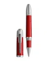 Montblanc Great Characters Enzo Ferrari Rollerball Pen In Red