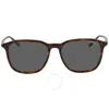 Montblanc Green Square Men's Sunglasses Mb0082s 002 53 In Green