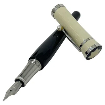 Pre-owned Montblanc Greta Garbo Fountain Pen By , Swiss Ca 2005 In Gray