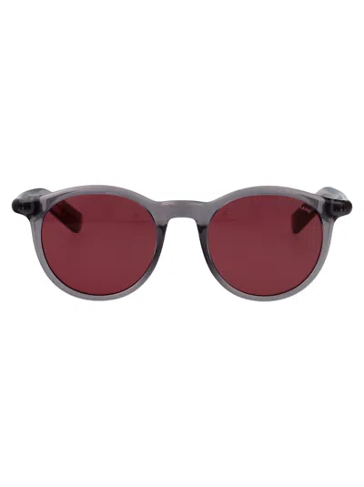 Montblanc Grey Acetate Sunglasses