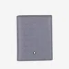 Montblanc Grey Logo Wallet In Grey