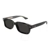Montblanc Grey Rectangular Men's Sunglasses Mb0286s 001 53