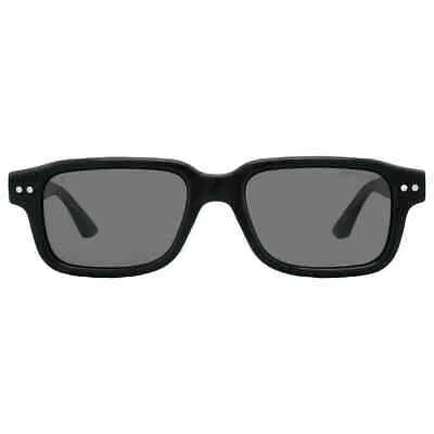 Pre-owned Montblanc Grey Rectangular Men's Sunglasses Mb0286s 001 53 Mb0286s 001 53 In Gray