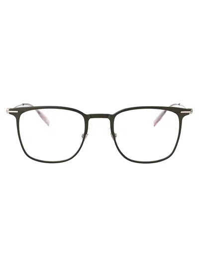 Montblanc Grey-silver-transparent Metal Glasses