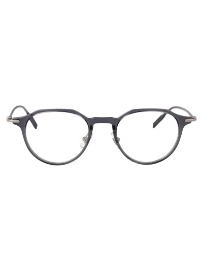 Montblanc Grey-silver-transparent Metal Glasses