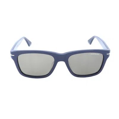 Montblanc Grey Sport Men's Sunglasses Mb0263s 004 54 In Gray