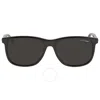 Montblanc Grey Square Men's Sunglasses Mb0013s 001 56 In Grey