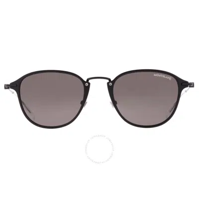 Montblanc Grey Square Men's Sunglasses Mb0155s 009 51