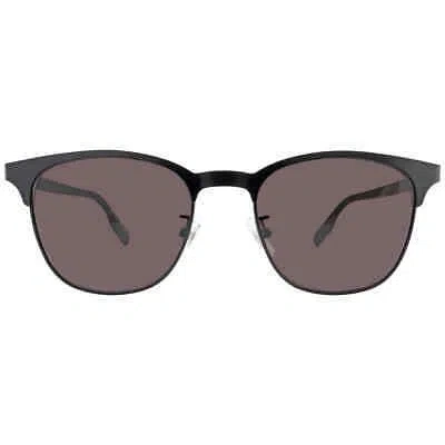 Pre-owned Montblanc Grey Square Men's Sunglasses Mb0183s 001 53 Mb0183s 001 53 In Gray