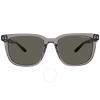 Montblanc Grey Square Men's Sunglasses Mb0258sa 003 55 In Grey