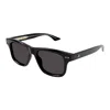 Montblanc Eyewear Rectangular Frame Sunglasses In Black