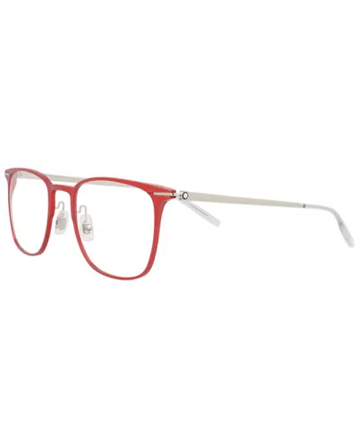 Montblanc Gucci Men's 51mm Optical Frames In Red