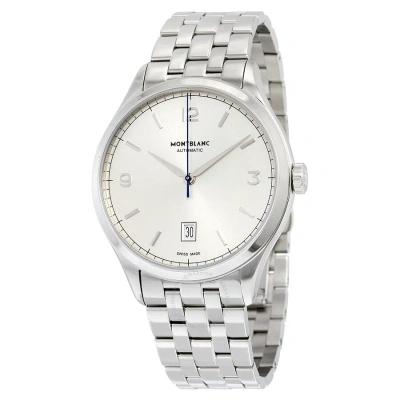Montblanc Heritage Chronometrie Automatic Men's Watch 112532 In Silver / White