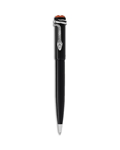 Montblanc Heritage Rouge & Noir Ballpoint Pen In Black