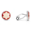 Montblanc Heritage Rouge Et Noir Cufflinks In Metallic