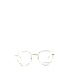 Montblanc Hexagon White Star Light Series Round Frame Flat Mirror In Gold
