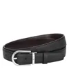 Montblanc Mens Reversible Leather Belt In Brown/black