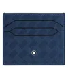 Montblanc Leather Extreme 3.0 6cc Card Holder In Blue
