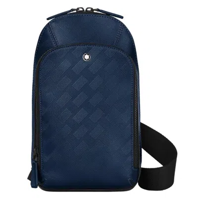 Montblanc Ink Blue Extreme 3.0 Cowhide Sling Bag