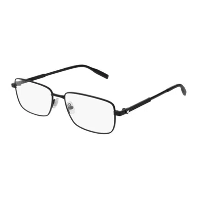 Montblanc Ladies Black Rectangular Eyeglass Frames Mb0029o 004