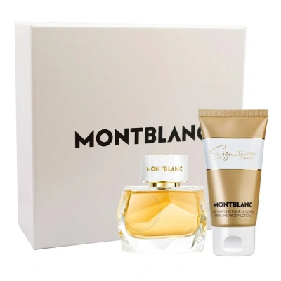 Montblanc Ladies Signature Absolue Gift Set Fragrances 3386460139434 In Pink