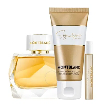Montblanc Ladies Signature Absolue Gift Set Fragrances 3386460147583 In White