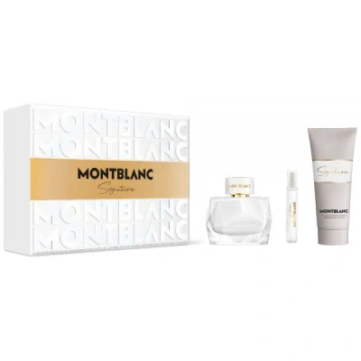 Montblanc Ladies Signature Gift Set Fragrances 3386460167062 In Transparent