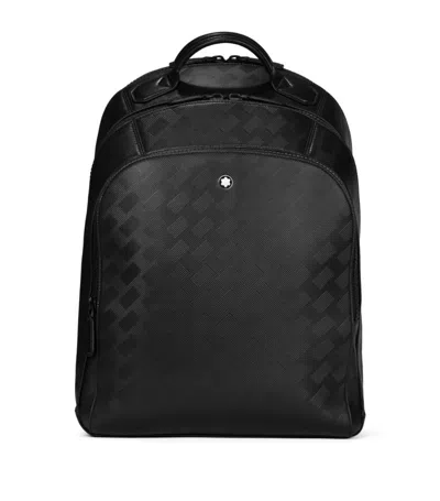 Montblanc Leather 3.0 Extreme Backpack In Black