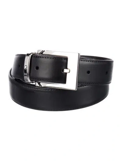 Pre-owned Montblanc Leather Belt In Black/brown