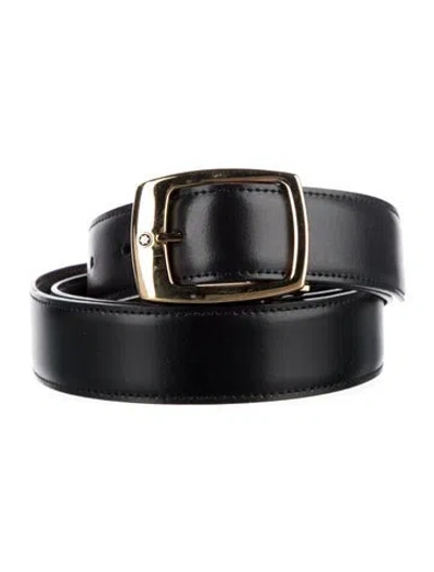 Pre-owned Montblanc Leather Belt In Brown