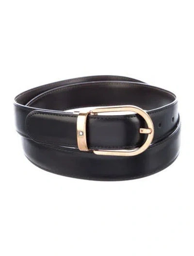 Pre-owned Montblanc Leather Belt In Multi