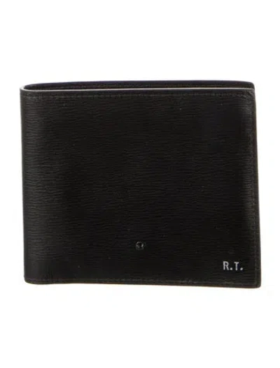 Pre-owned Montblanc Leather Bifold Wallet In Black