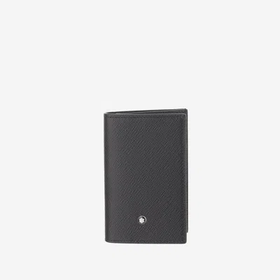 Montblanc Leather Card Case In Black