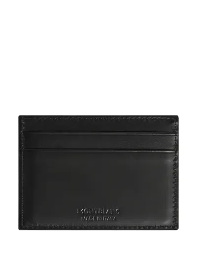 Montblanc Leather Card Holder In Black