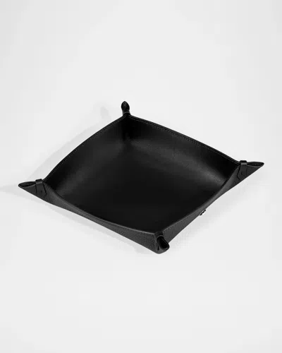 Montblanc Leather Catch Tray In Black