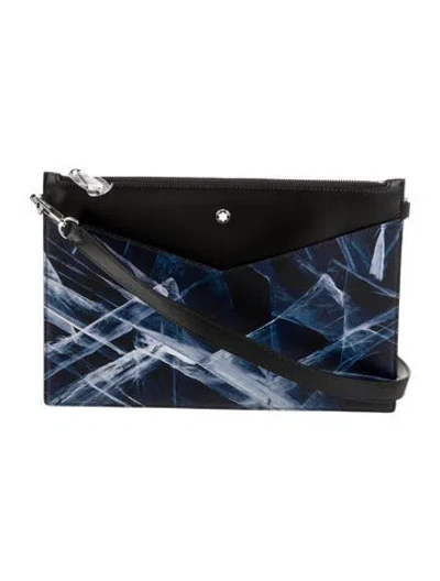 Pre-owned Montblanc Leather Clutch In Multi