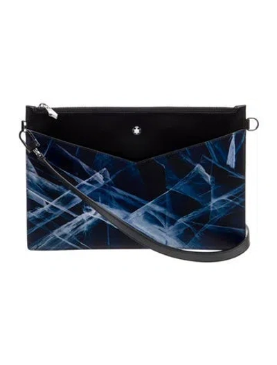 Pre-owned Montblanc Leather Clutch In Multi