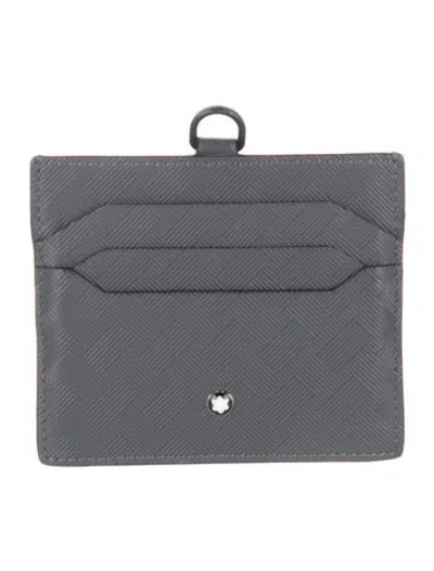 Pre-owned Montblanc Leather Coin Pouch In Black