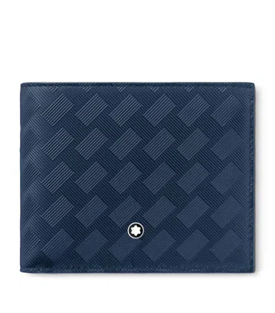 Montblanc Extreme 3.0 6cc Leather Wallet In Blue