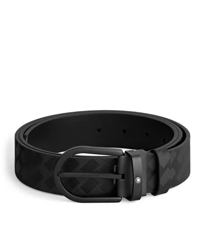 Montblanc Leather Extreme 3.0 Belt In Black