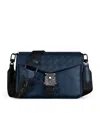 Montblanc Extreme 3.0 Textured-leather Messenger Bag In Blue