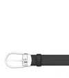 Montblanc Leather Horseshoe Belt