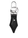Montblanc Leather Keyring In Black